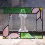 生徒さん作品(ティファニー技法の写真立て)
