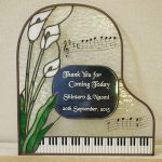 ステンドグラスのウェルカムボード