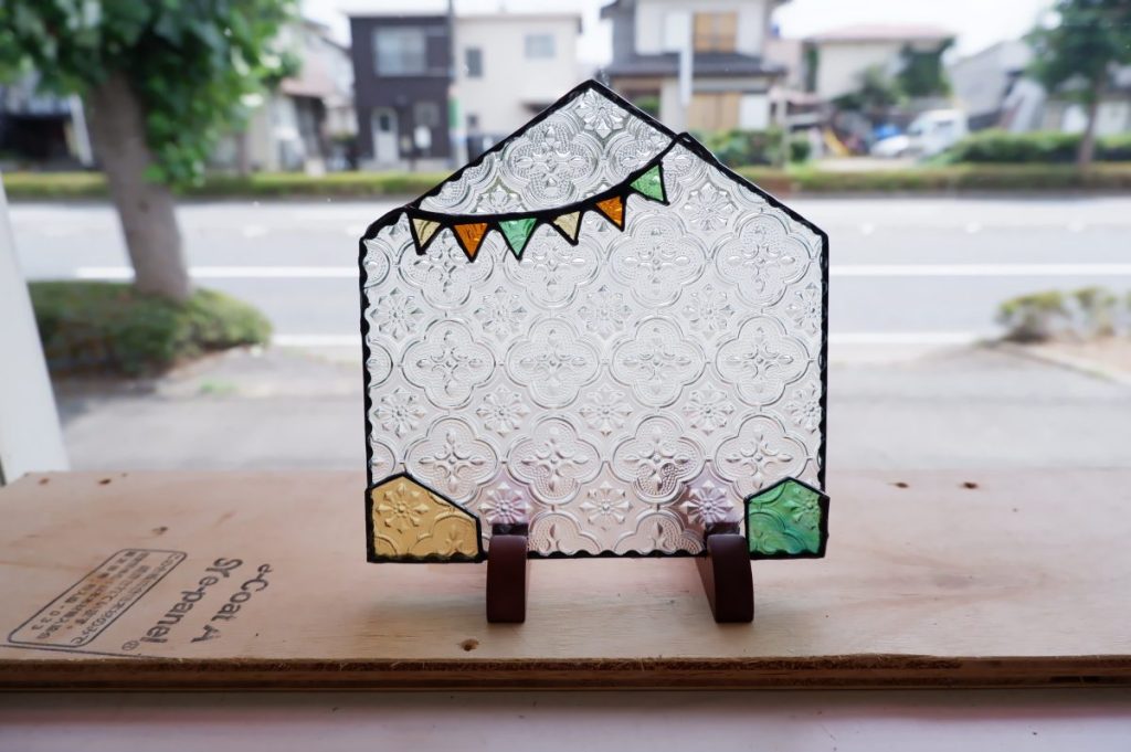 売約済み。木立ち　ステンドグラス(STG03) 売約済み。木立ちステンドグラス(STG03)