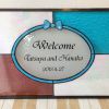 ステンドグラスのウェルカムボード
