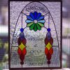 ステンドグラスのウェルカムボード